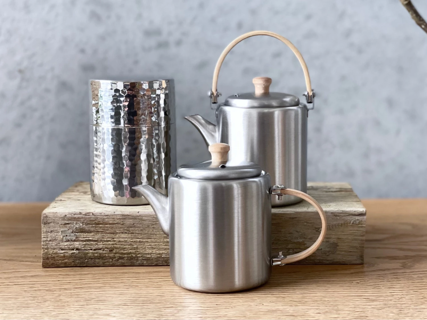 Kobo Aizawa Tea & Coffee SS Tea Canisters 4 Kobo Aizawa Tea & Coffee SS Tea Canisters