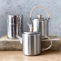 Kobo Aizawa SS Tea Pot W/Side Handle Tea & Coffee