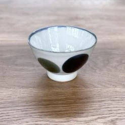 Arita Rice Bowl Gosu-zome Green&Blue