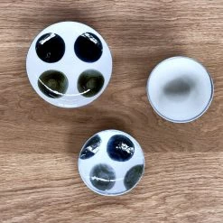 Arita Rice Bowl Gosu-zome Green&Blue