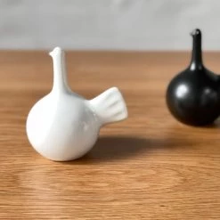 Hakusan Porcelain Home Decor Ornament - Bird Long Neck