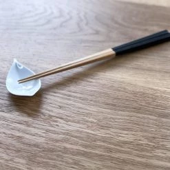 Ouchi-kougei Bamboo Diamond Cut Chopsticks Long Black Cutlery & Server