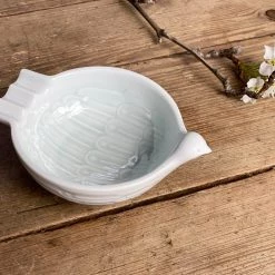 Hakusan Porcelain Bird Nut Bowl
