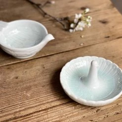 Hakusan Porcelain Bird Nut Bowl