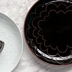 Hakusan Porcelain Shell Flower Platter