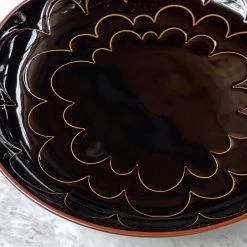 Hakusan Porcelain Shell Flower Platter