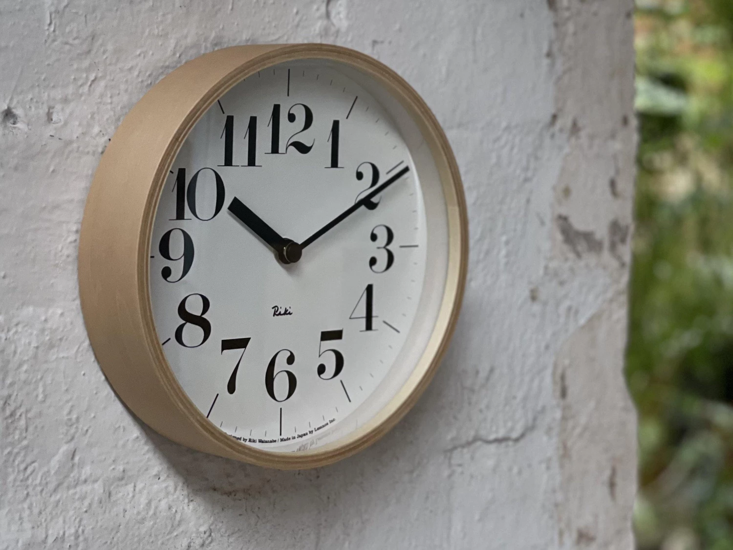 Riki Watanabe Riki Wooden Clock 20cm Home Decor 3 Riki Watanabe Riki Wooden Clock 20cm Home Decor