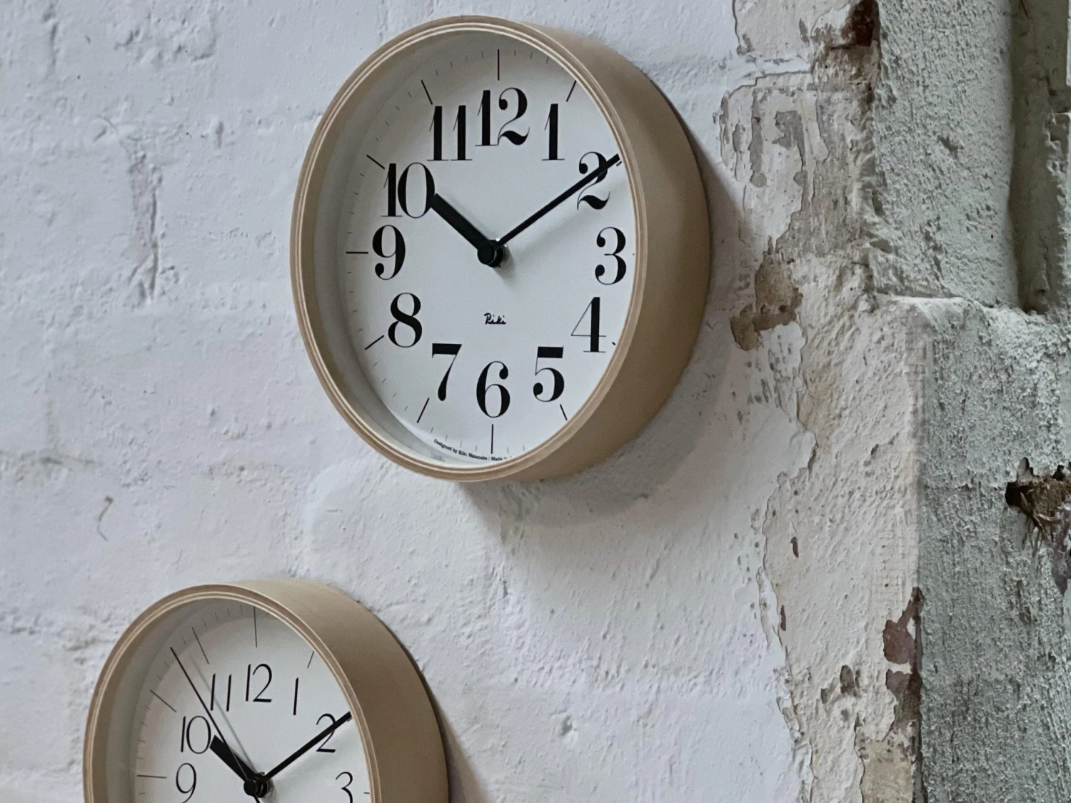 Riki Watanabe Riki Wooden Clock 20cm Home Decor 2 Riki Watanabe Riki Wooden Clock 20cm Home Decor