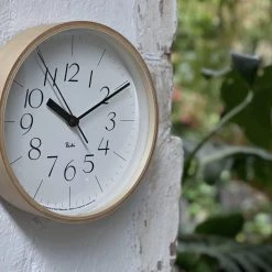 Riki Watanabe Riki Wooden Clock 20cm Home Decor 7 Riki Watanabe Riki Wooden Clock 20cm Home Decor