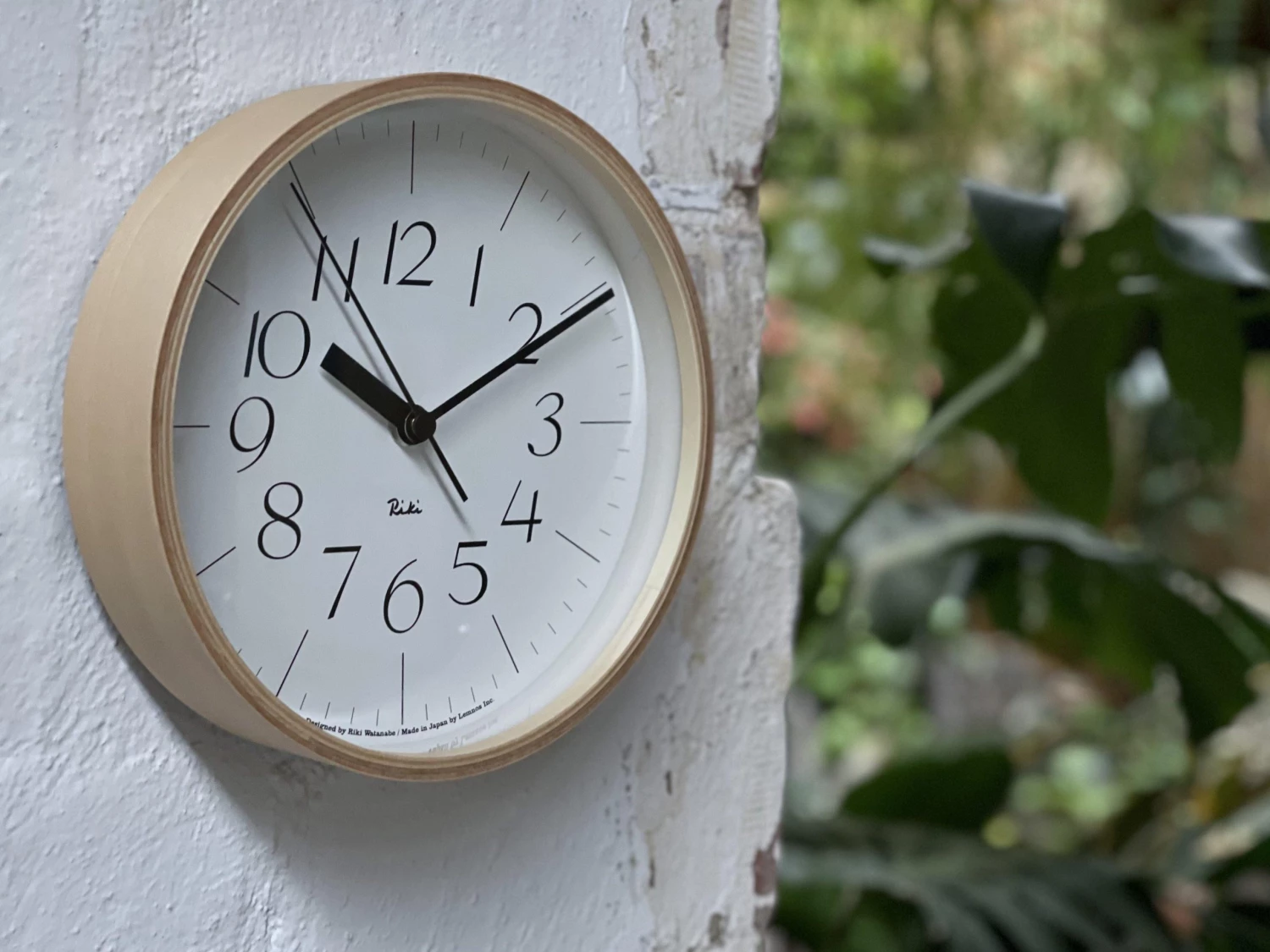 Riki Watanabe Riki Wooden Clock 20cm Home Decor 4 Riki Watanabe Riki Wooden Clock 20cm Home Decor