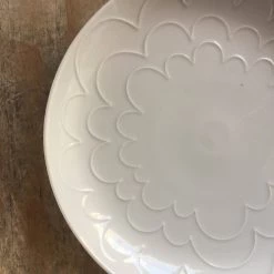 Hakusan Porcelain Shell Flower Platter