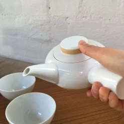 Hakusan Porcelain Tea & Coffee Sabi-Sen-Suji Tea Set (3pcs)