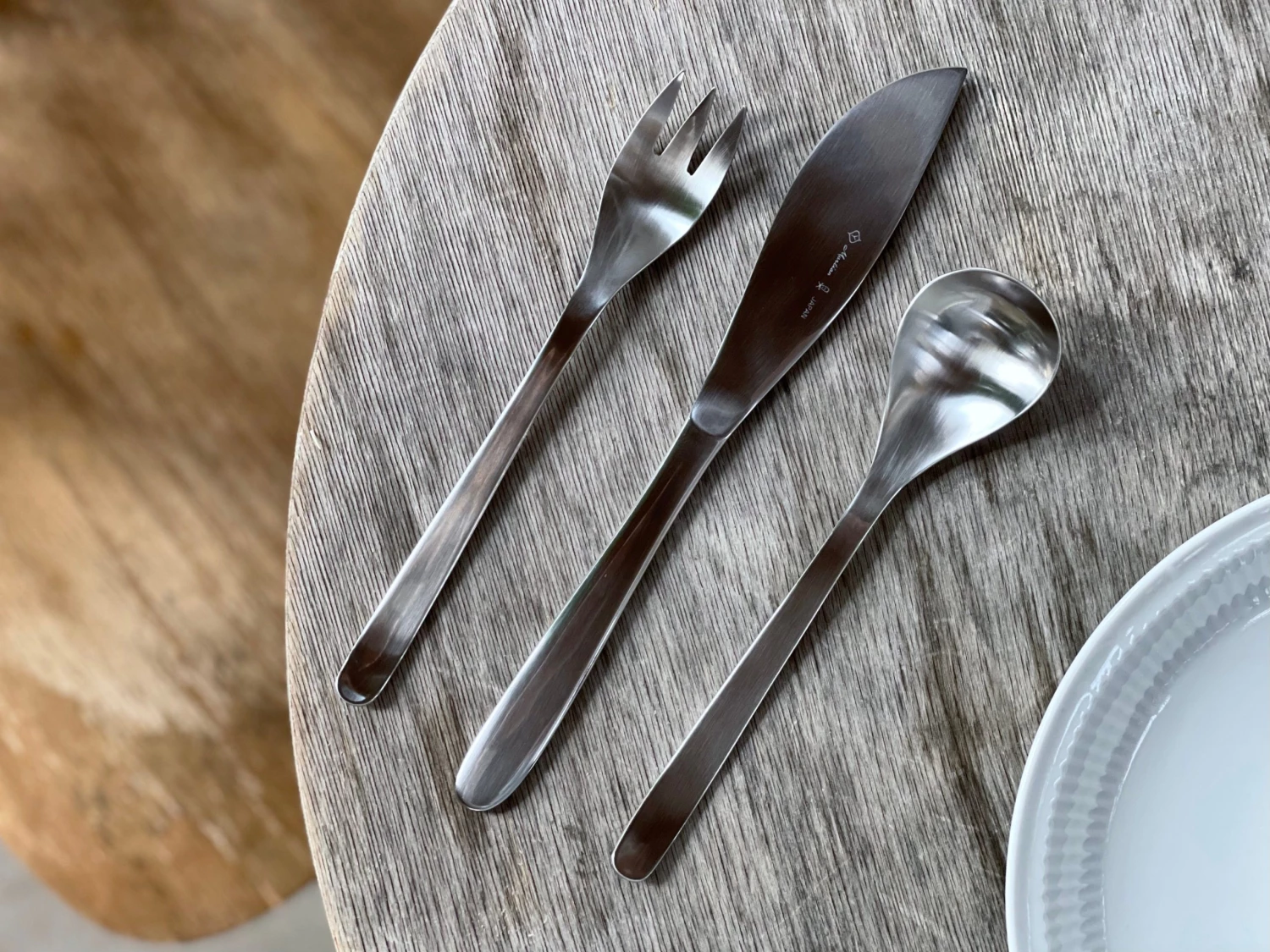 Dining & Tableware Sori Yanagi Design Stainless Steel Table 6P Setting (K,F,S 18p) 2 Dining & Tableware Sori Yanagi Design Stainless Steel Table 6P Setting (K,F,S 18p)