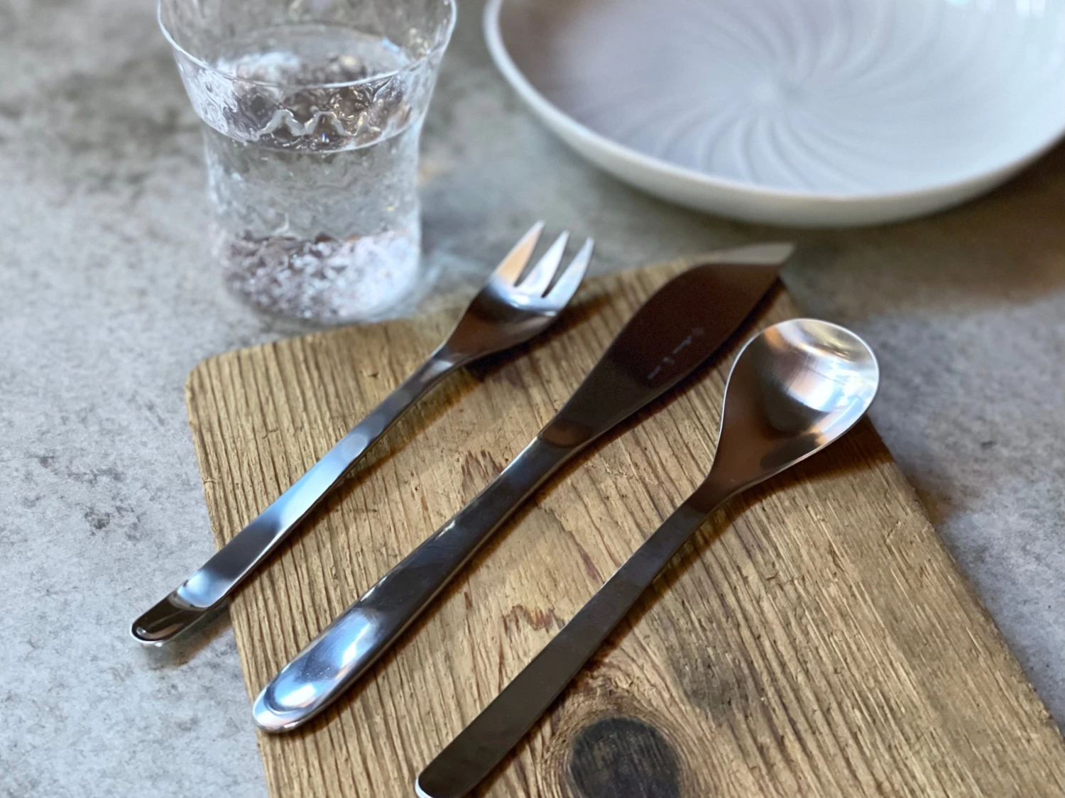 Dining & Tableware Sori Yanagi Design Stainless Steel Table 6P Setting (K,F,S 18p) 1 Dining & Tableware Sori Yanagi Design Stainless Steel Table 6P Setting (K,F,S 18p)