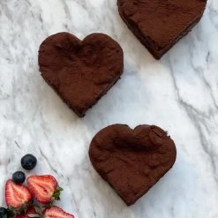 CIBI PICK-UP ONLY - LOVE HEART Gateau Au Chocolat With Raspberries (St Valentine Limited Edition)