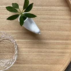 Matsuya Shikki Wooden Round Tray Platter & Tray