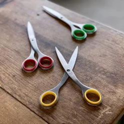 Allex Scissors 165mm Left Handed Green Stationery