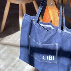 CIBI Original Denim Tote Large Fashion