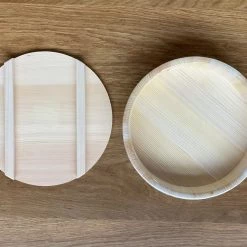 CIBI Japanese Artisan Sushi Rice Container With Lid 27cm -Sushi-oke-