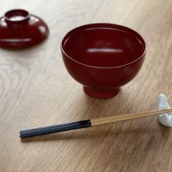 Matsuya Shikki Matsuya Lacquerware Soup Bowl With Lid