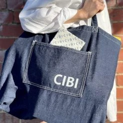CIBI Original Denim Tote Large Fashion