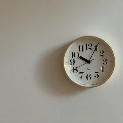 Riki Watanabe Home Decor Riki Wooden Clock 25cm Or 30cm