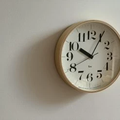 Riki Watanabe Home Decor Riki Wooden Clock 25cm Or 30cm