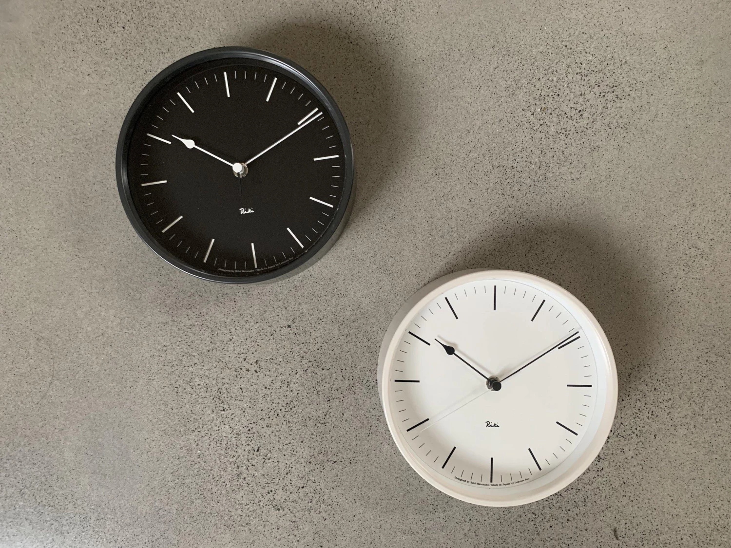 Riki Watanabe Riki Steel Clock White Home Decor 2 Riki Watanabe Riki Steel Clock White Home Decor
