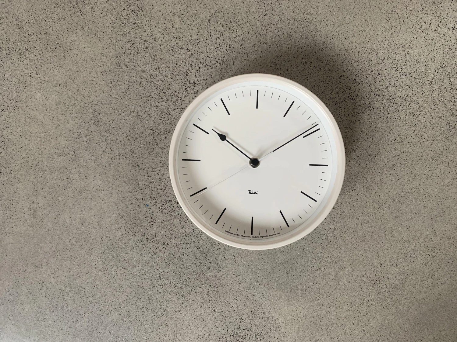 Riki Watanabe Riki Steel Clock White Home Decor 1 Riki Watanabe Riki Steel Clock White Home Decor