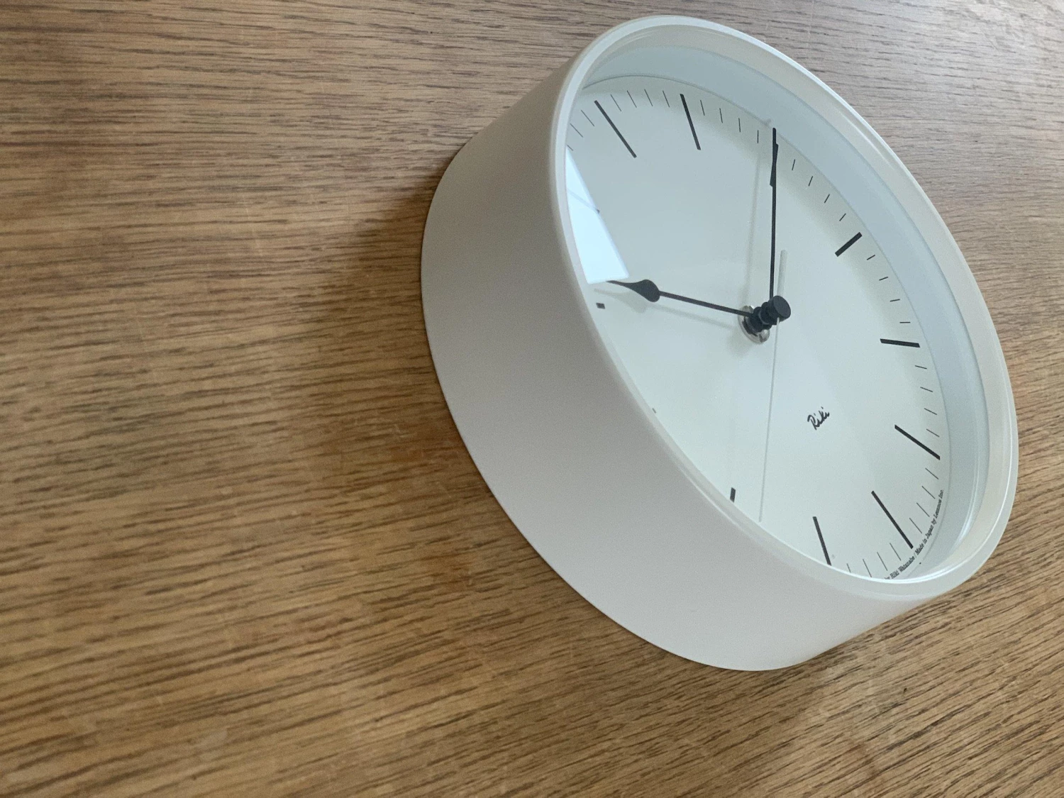 Riki Watanabe Riki Steel Clock White Home Decor 3 Riki Watanabe Riki Steel Clock White Home Decor