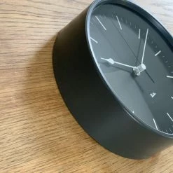 Riki Watanabe Home Decor Riki Steel Clock Black 7 Riki Watanabe Home Decor Riki Steel Clock Black