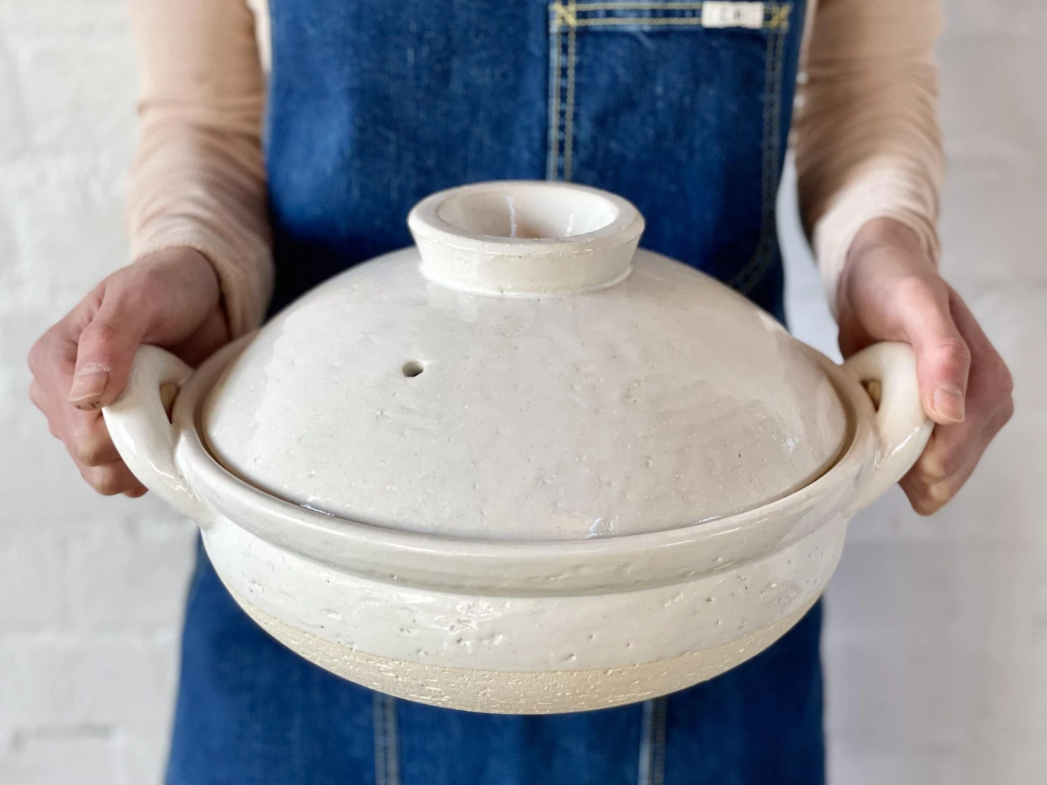 Nagatanien CIBI Autumn / Winter Selections Igamono Steam Pot Donabe White 1 Nagatanien CIBI Autumn / Winter Selections Igamono Steam Pot Donabe White