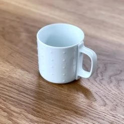 Hakusan Porcelain Relief Mug Dots Everywhere