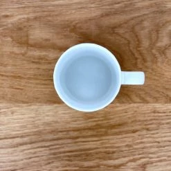 Hakusan Porcelain Tea & Coffee Relief Mug Vertical Lines