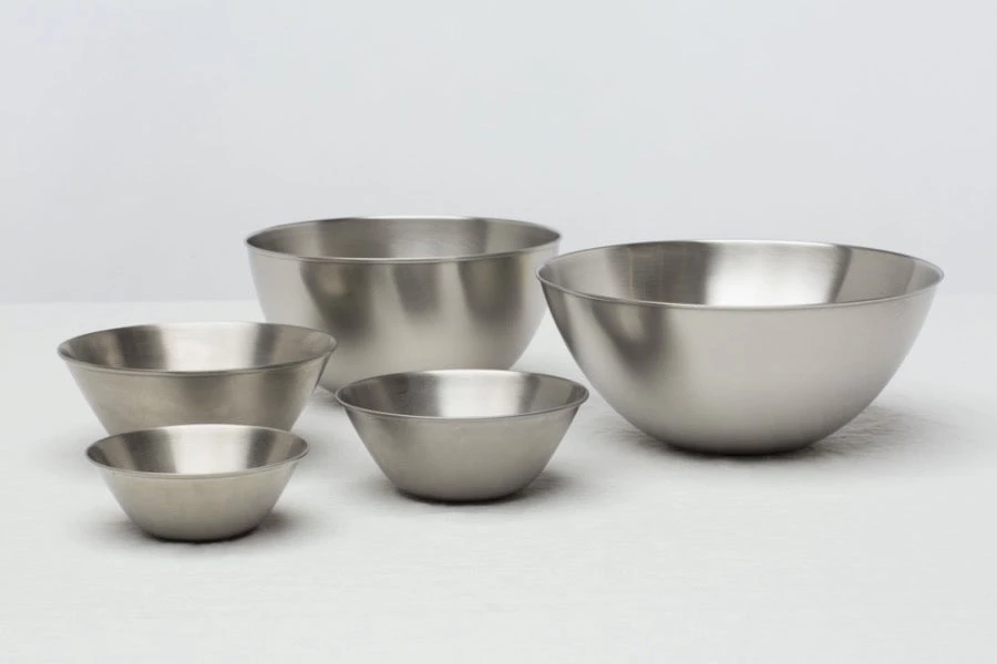 Sori Yanagi Stainless Steel Bowl 2 Sori Yanagi Stainless Steel Bowl