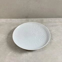 Hakusan Porcelain Collage Plate (L) Grey