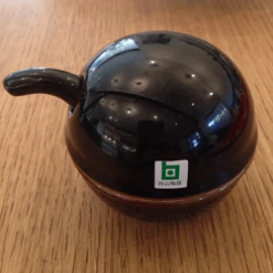 Hakusan Porcelain C Soy Sauce Bottle Black Hakusan Porcelain