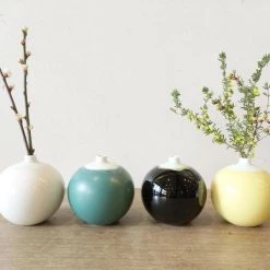 Hakusan Porcelain Round Vase