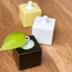 Hakusan Porcelain Home Decor Square Vase