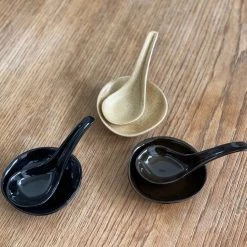 Nagatanien Igamono Soup Ladle & Saucer Japanese Artisan