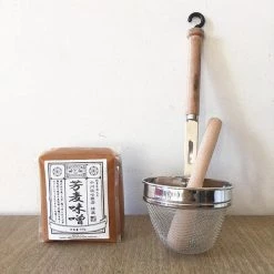Kobo Aizawa Miso Soup Strainer And Wooden Pestle