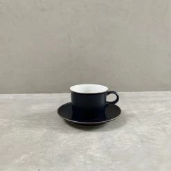 Hakusan Porcelain Dining & Tableware Navy Coffee Cup And Saucer