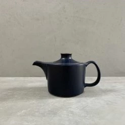 Hakusan Porcelain Navy Tea Pot Tea & Coffee