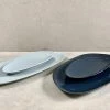 Hakusan Porcelain Petra Long Platter (M) - Navy Or Grey