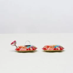 Tin Toy Goldfish Rattle Large Kids