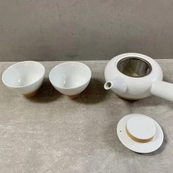 Hakusan Porcelain Tea & Coffee Sabi-Sen-Suji Tea Set (3pcs)
