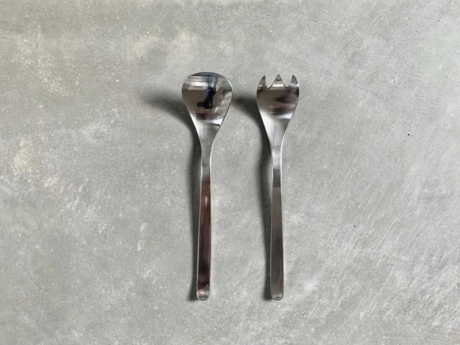 Sori Yanagi Salad Server Set S Dining & Tableware 2 Sori Yanagi Salad Server Set S Dining & Tableware