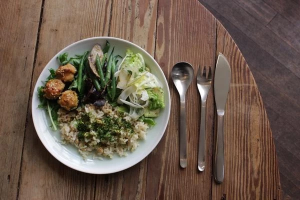 Dining & Tableware Sori Yanagi Design Stainless Steel Table 6P Setting (K,F,S 18p) 3 Dining & Tableware Sori Yanagi Design Stainless Steel Table 6P Setting (K,F,S 18p)