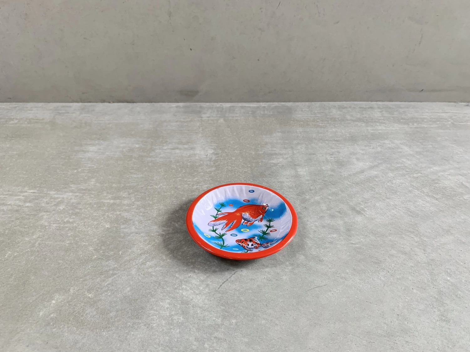 Tin Toy Goldfish Tray Kids 2 Tin Toy Goldfish Tray Kids