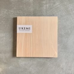 MUJUN Japanese Artisan Chopping Board Square Ukemi - Japanese Cypress
